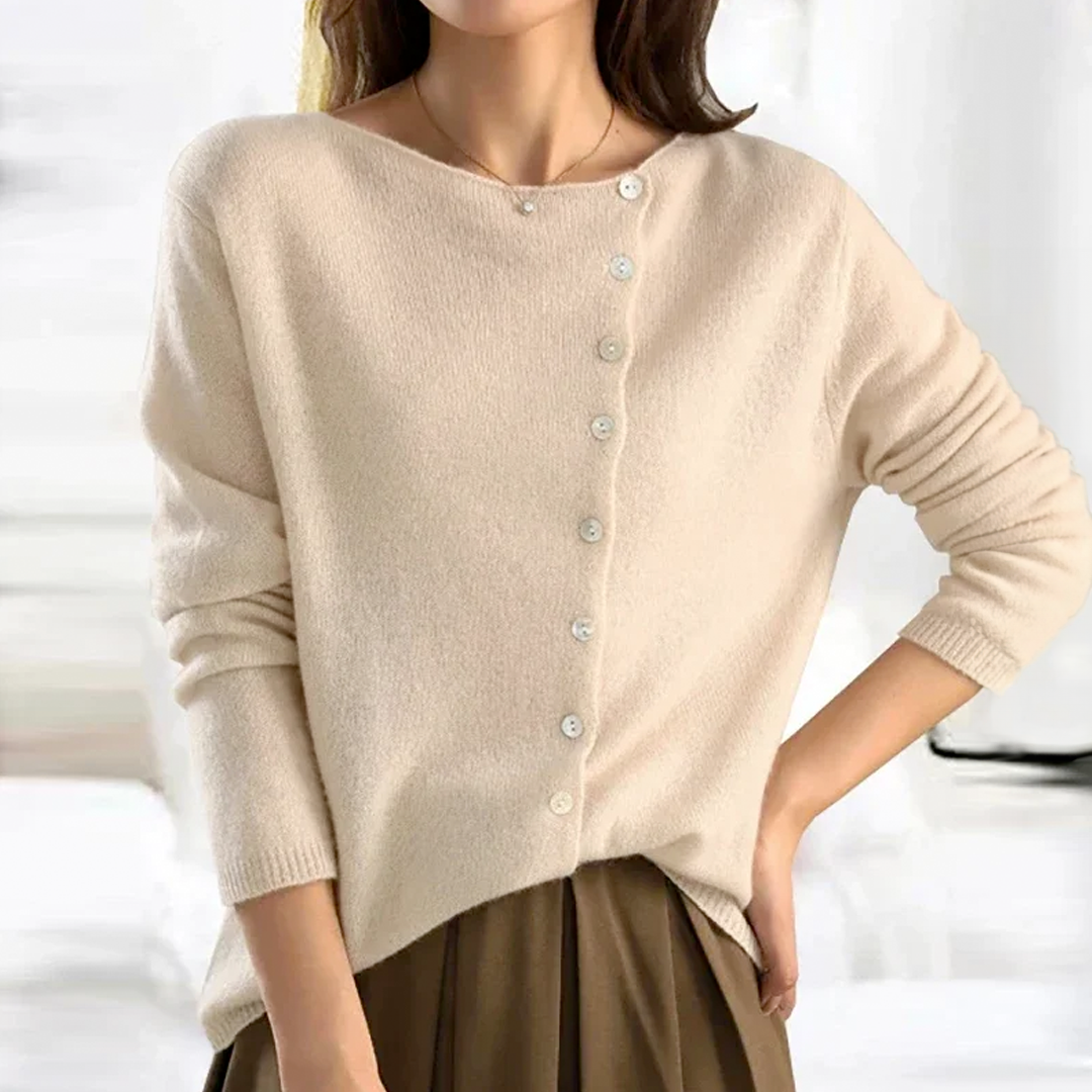 Maison Léa™ | Cardigan classique en maille boutonnée