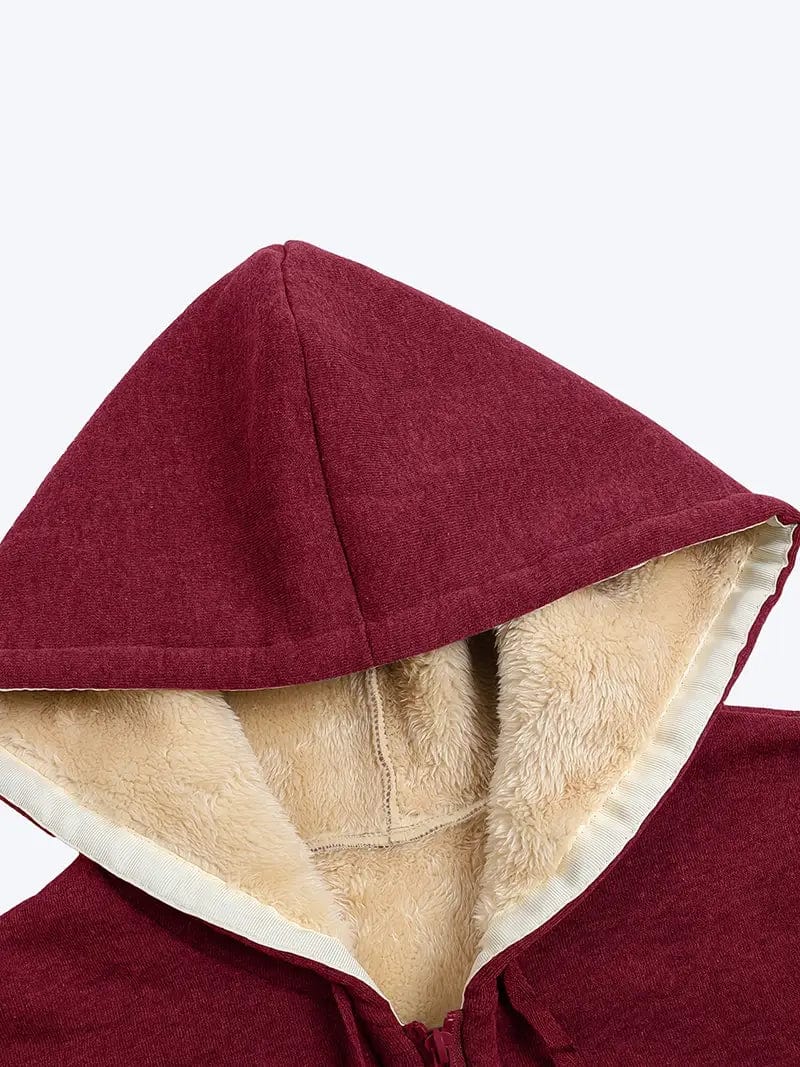 Veste douillette avec capuche