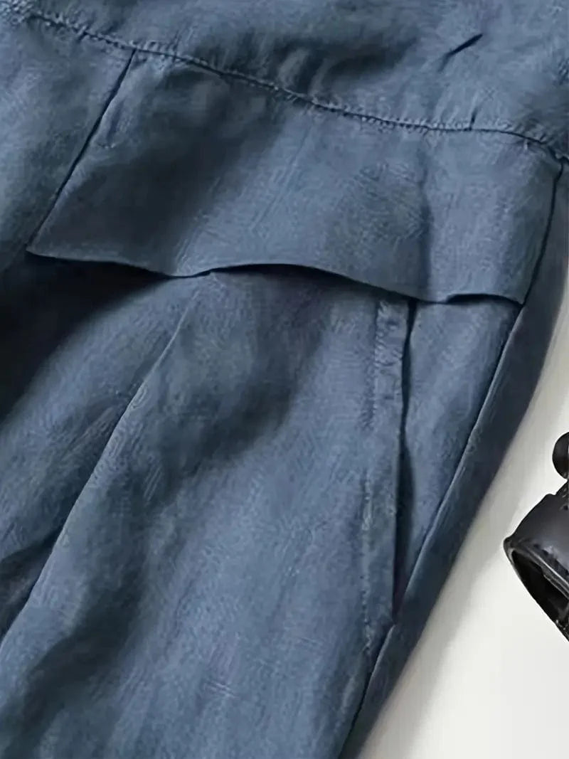 Pantalon large décontracté