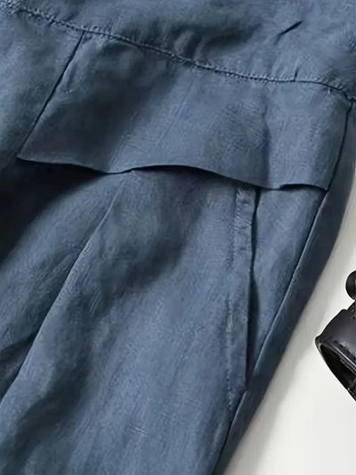 Pantalon large décontracté