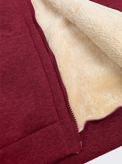 Veste douillette avec capuche