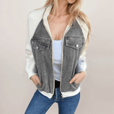 Veste en denim décontractée