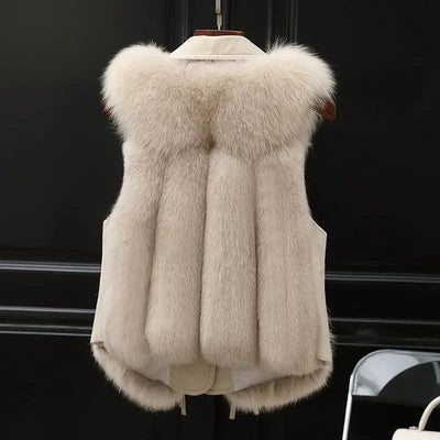 Regal Fur Layer Vest