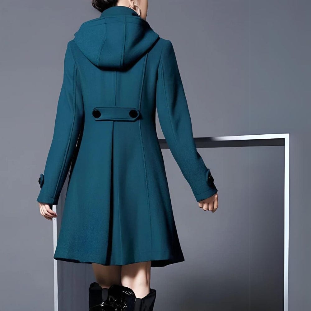 Robe manteau à capuche