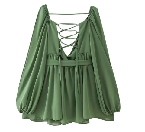 Maison Léa™ | Robe fluide à manches voilées