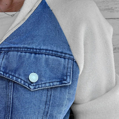 Veste en denim décontractée