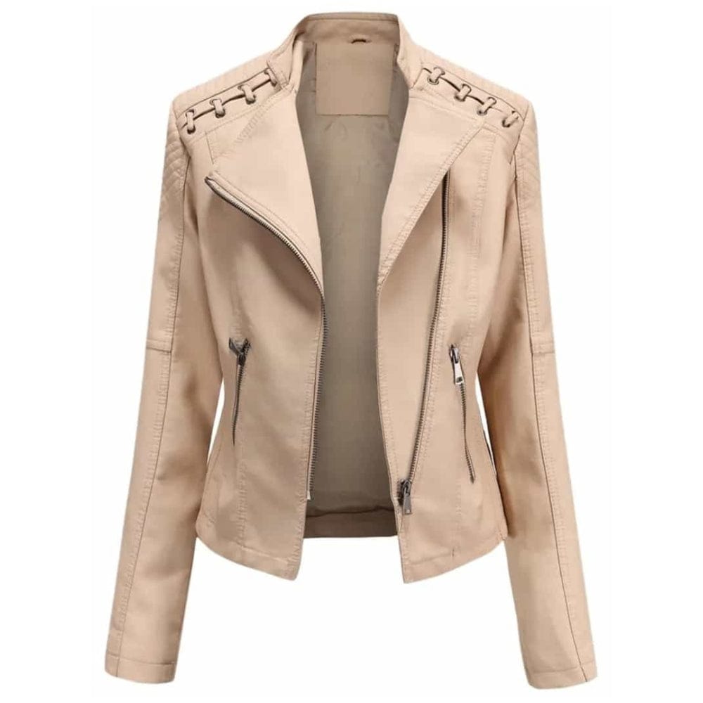 Veste en cuir élégante