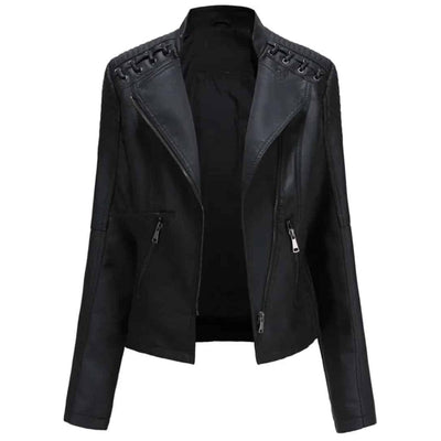 Veste en cuir élégante
