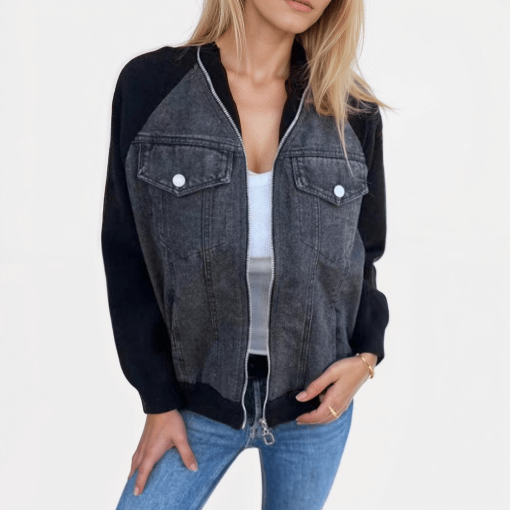 Veste en denim décontractée